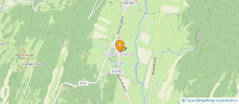 localisation de l'entreprise LA GRANGE TOB  GRAYE-ET-CHARNAY