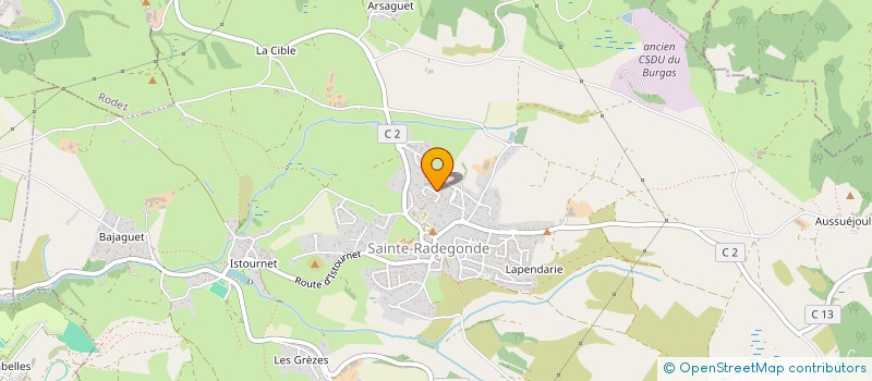 localisation de l'entreprise LA GRANGE-YOGA  ONET-LE-CHATEAU