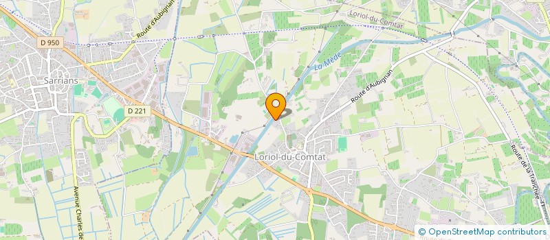 localisation de l'entreprise LA GRANGETTE  LORIOL-DU-COMTAT