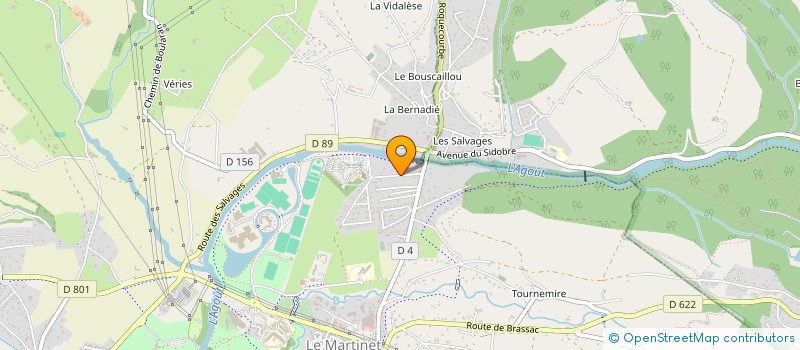 localisation de l'entreprise LA GRANITOISE à CASTRES