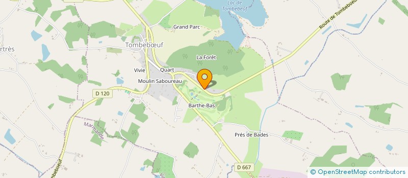 localisation de l'entreprise LA GRANJA DE LUTZ  TOMBEBUF