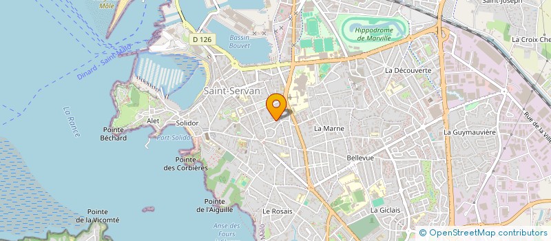 localisation de l'entreprise LA GRANTERIE  SAINT-MALO