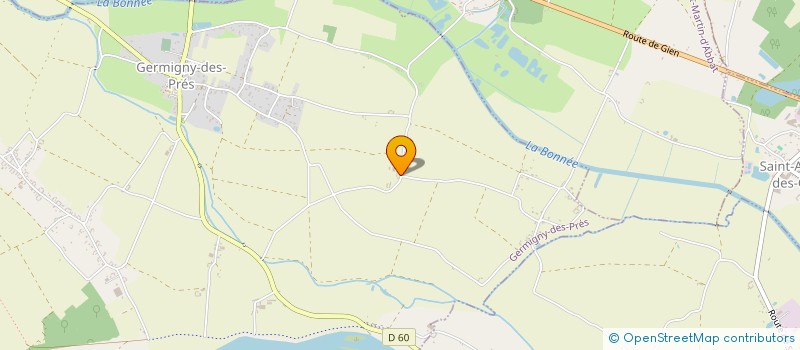 localisation de l'entreprise LA GRAPINIERE  GERMIGNY-DES-PRES
