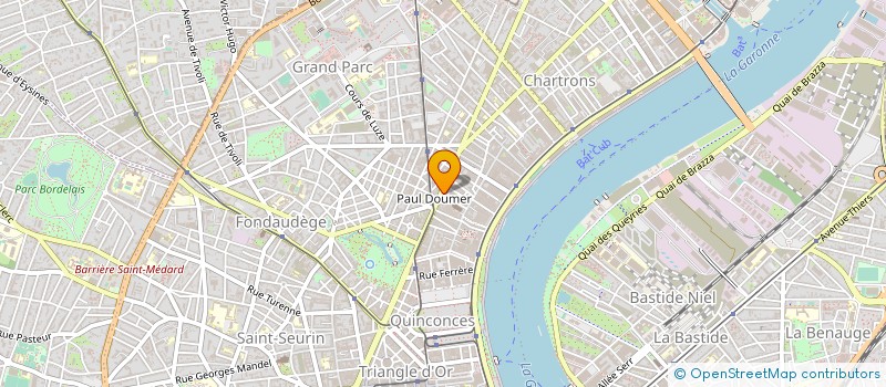 localisation de l'entreprise LA GRAPPA SARL à BORDEAUX