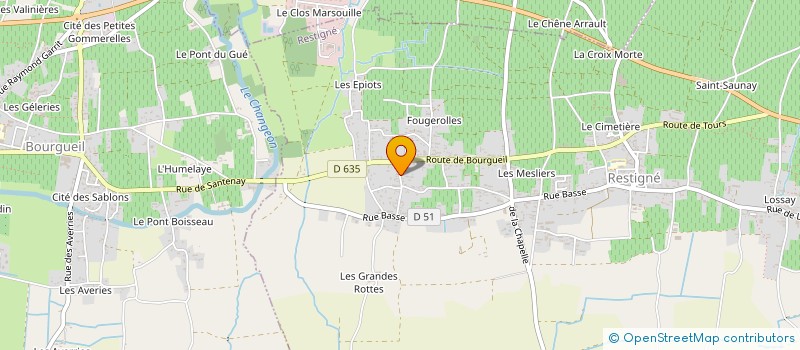 localisation de l'entreprise LA GRAPPE DE GRAND MONT  RESTIGNE