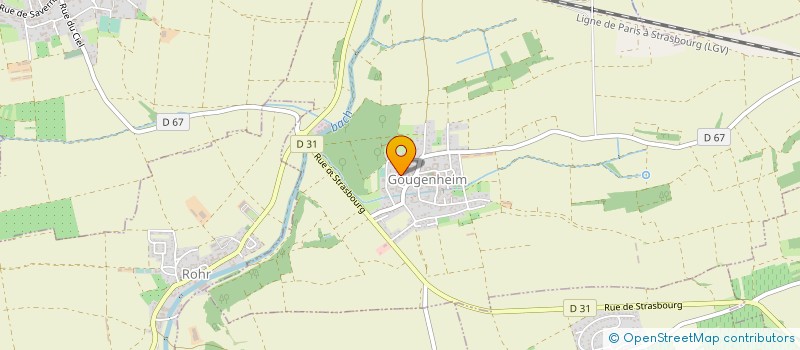 localisation de l'entreprise LA GRAPPE DE MILLET  GOUGENHEIM