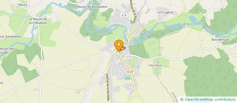 localisation de l'entreprise LA GRAPPE ROUGE  LATILLE