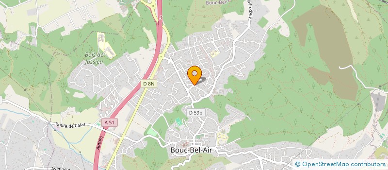 localisation de l'entreprise LA GRATIANE à BOUC-BEL-AIR
