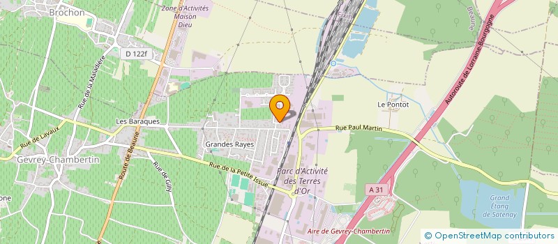 localisation de l'entreprise LA GRATTE PAILLE  BROCHON