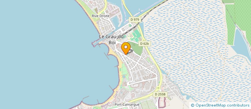 localisation de l'entreprise LA GRAULENE DE CONSTRUCTION  LE GRAU-DU-ROI