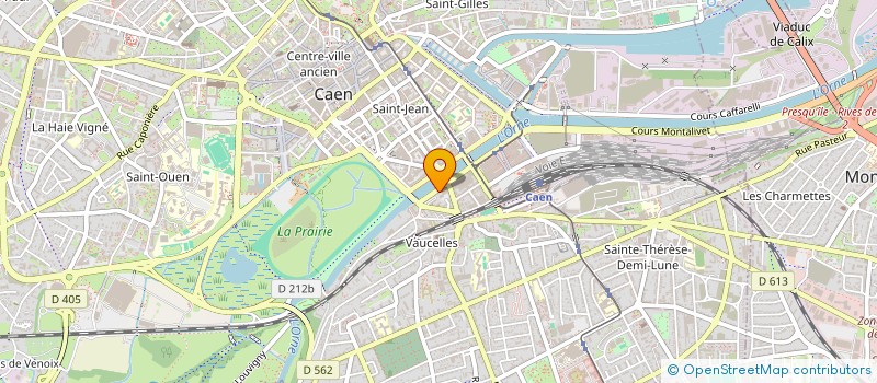 localisation de l'entreprise LA GRAVE COMPAGNIE à CAEN