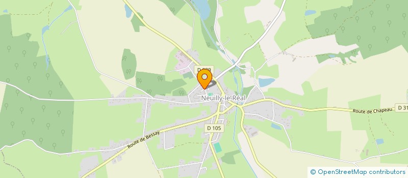 localisation de l'entreprise LA GRAVELLE à LA FERTE HAUTERIVE