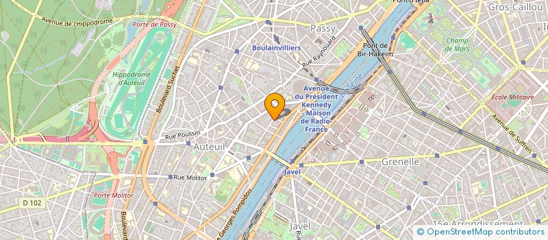 localisation de l'entreprise LA GRAVIERE SARL à PARIS