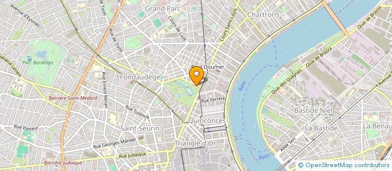 localisation de l'entreprise LA GRAVILLE  BORDEAUX