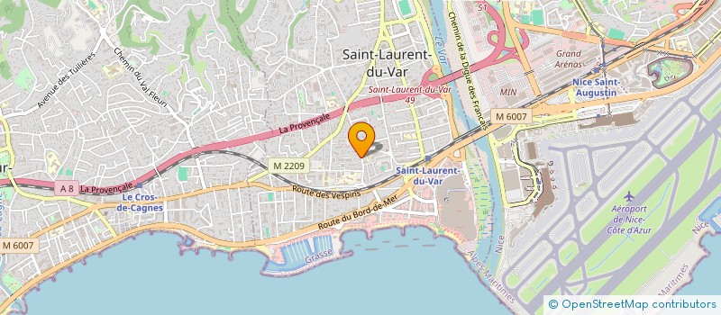 localisation de l'entreprise LA GRAVO à SAINT LAURENT DU VAR