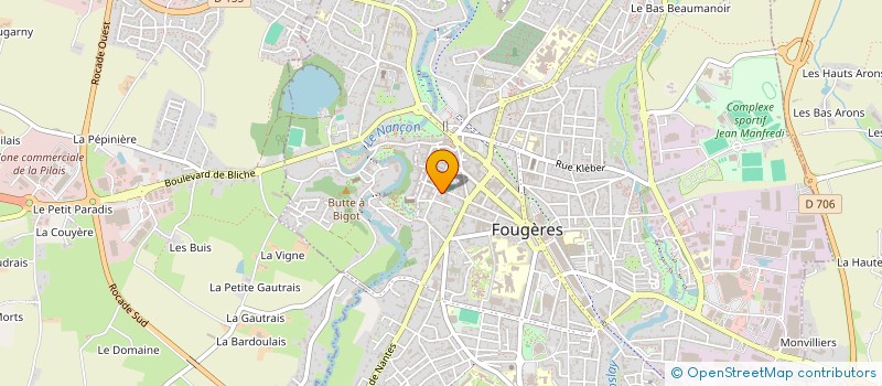 localisation de l'entreprise LA GRAY BOX à FOUGERES