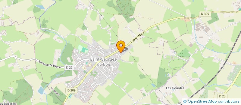 localisation de l'entreprise LA GREE IMMO  SAINT-GEORGES-DU-BOIS