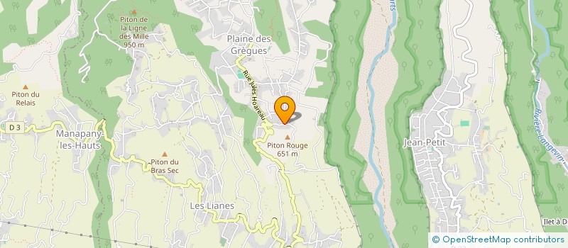 localisation de l'entreprise LA GREGUE DOREE  SAINT-JOSEPH