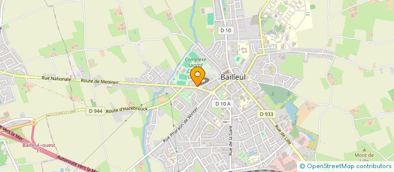 localisation de l'entreprise LA GRELINETTE DES CHAMPS à BAILLEUL