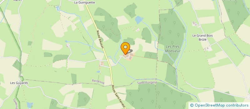 localisation de l'entreprise LA GRELOTIERE  RECLESNE