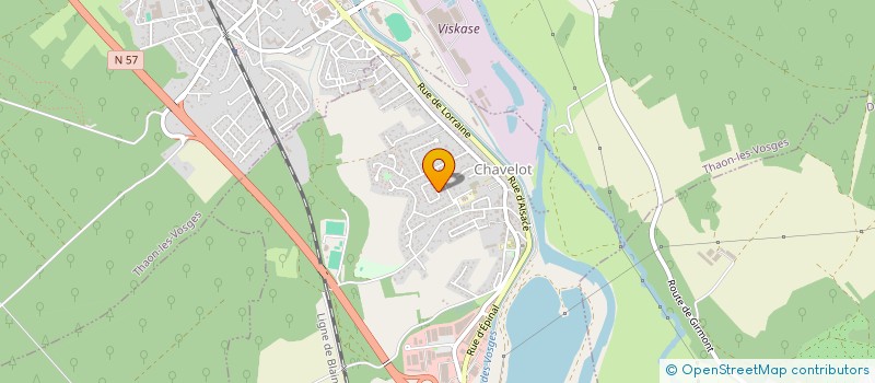 localisation de l'entreprise LA GREMILLE VOSGIENNE  CHAVELOT