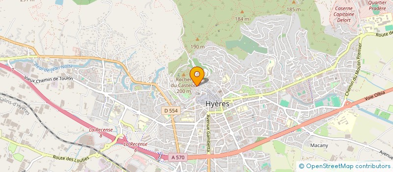 localisation de l'entreprise LA GRENAD'HYERES à HYERES