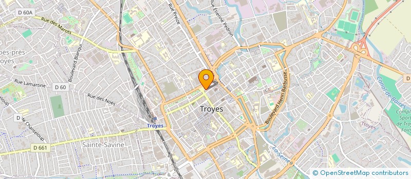 localisation de l'entreprise LA GRENADE à TROYES