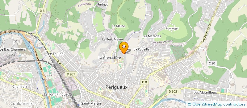 localisation de l'entreprise LA GRENADE à PERIGUEUX