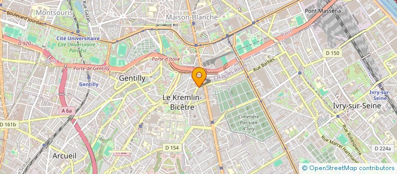 localisation de l'entreprise LA GRENADE  LE KREMLIN-BICETRE