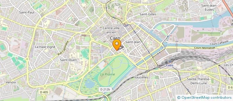 localisation de l'entreprise LA GRENADE EGAREE à CAEN