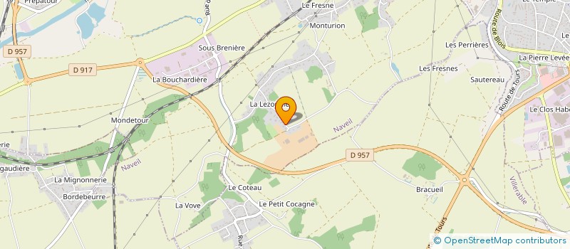 localisation de l'entreprise LA GRENADIERE  NAVEIL