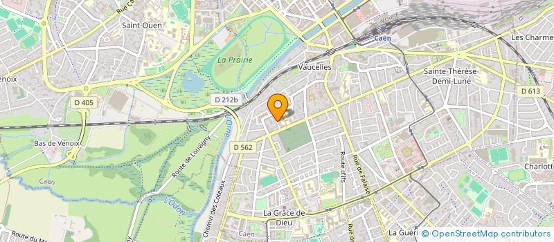 localisation de l'entreprise LA GRENOUILLE à CAEN