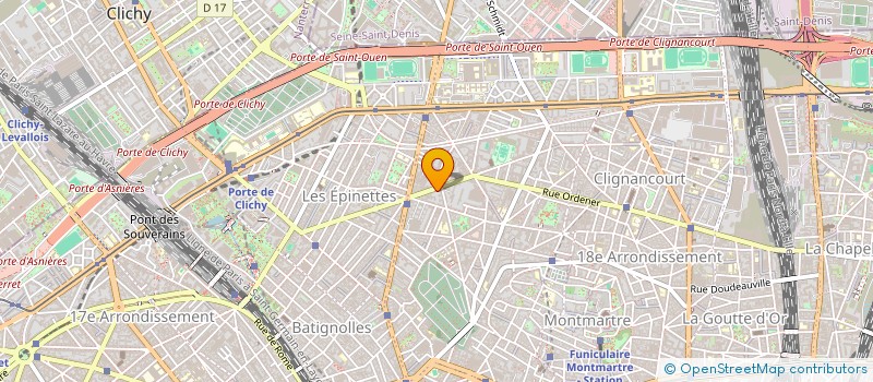 localisation de l'entreprise LA GRENOUILLE MECANIQUE  PARIS