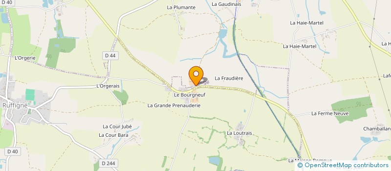 localisation de l'entreprise LA GRETTE  SOULVACHE