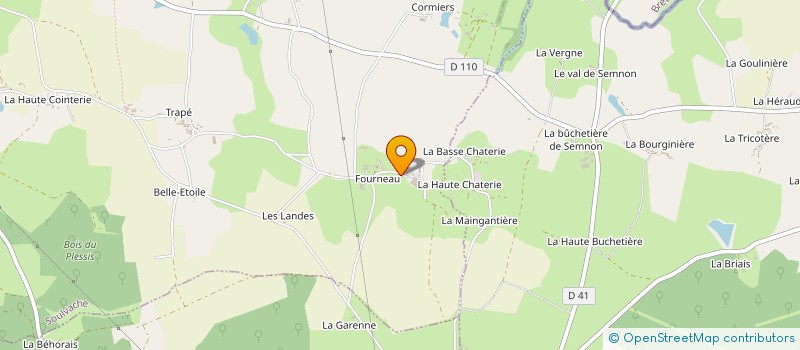 localisation de l'entreprise LA GRETTE  SOULVACHE