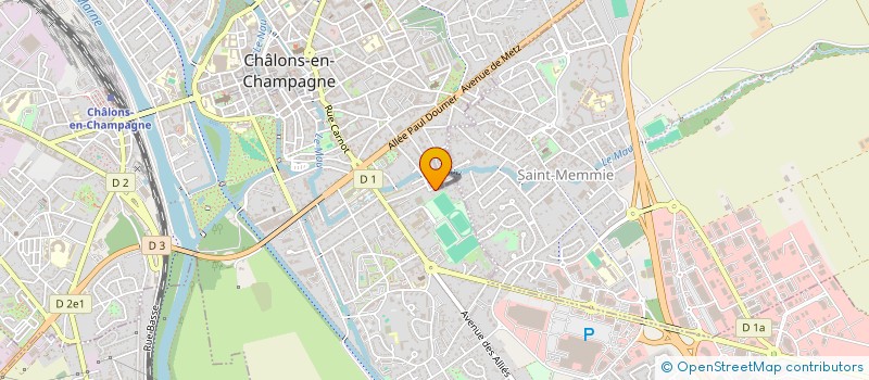 localisation de l'entreprise LA GREVIERE  LA NEUVILLE-AU-TEMPLE