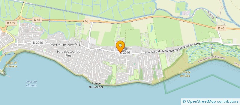localisation de l'entreprise LA GRIERE à LA TRANCHE-SUR-MER