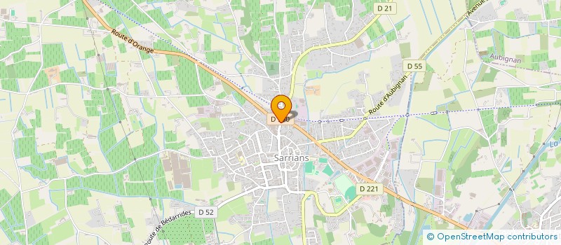 localisation de l'entreprise LA GRIEUDELLE  SARRIANS