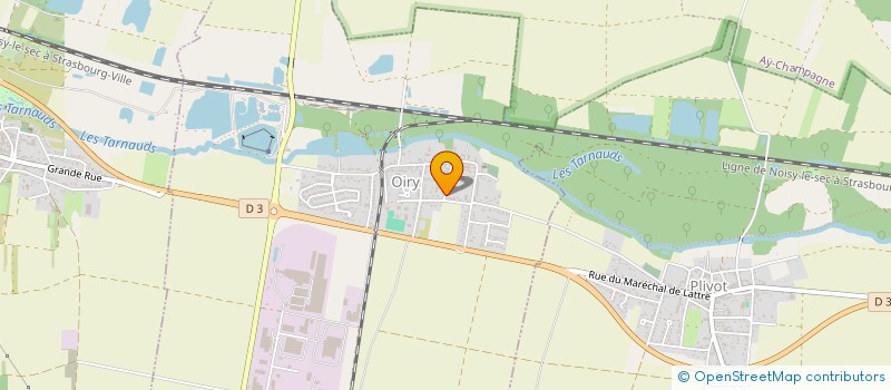 localisation de l'entreprise LA GRIFAINE  OIRY