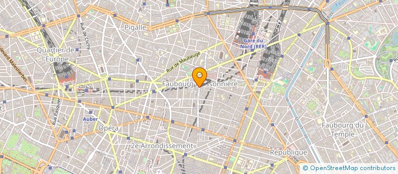 localisation de l'entreprise LA GRIFF'SARL  PARIS