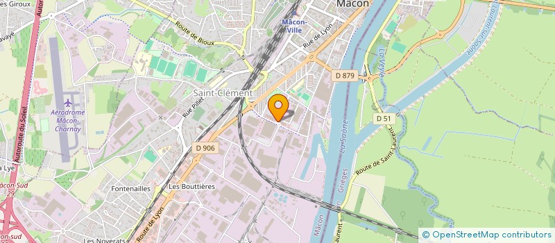 localisation de l'entreprise LA GRIFFE DE L'EFFORT  MACON