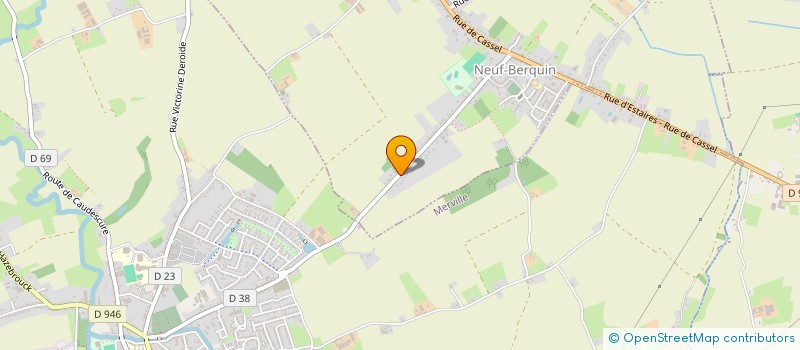 localisation de l'entreprise LA GRIFFE DES FLANDRES  NEUF-BERQUIN