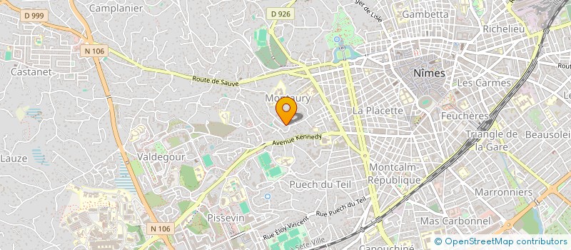 localisation de l'entreprise LA GRIFFE DU BATIMENT  NIMES