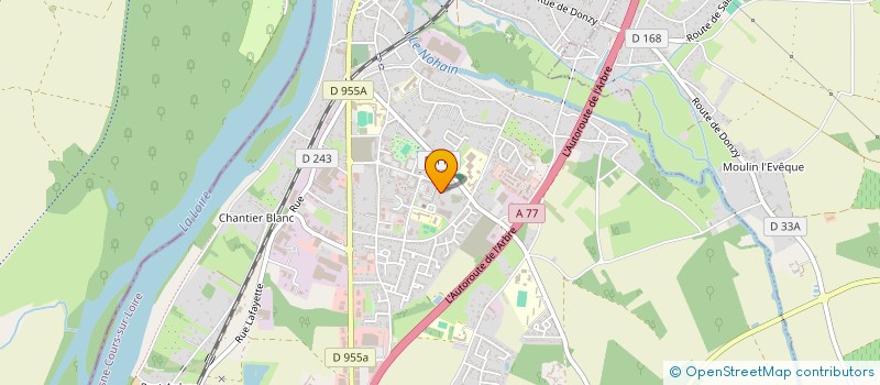localisation de l'entreprise LA GRIFFE VERBALE à COSNE COURS SUR LOIRE