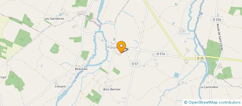 localisation de l'entreprise LA GRIFFONERIE à VAL-FOUZON