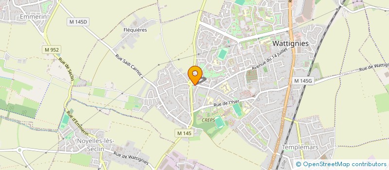 localisation de l'entreprise LA GRIGNARDAIS  WATTIGNIES