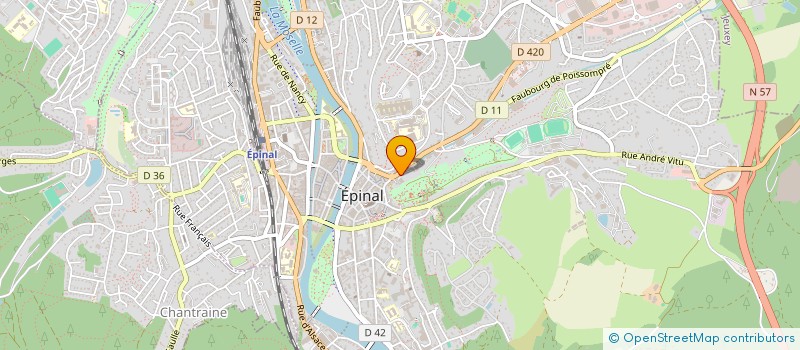 localisation de l'entreprise LA GRIGNE à EPINAL