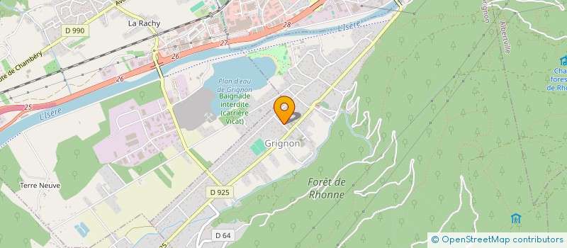 localisation de l'entreprise LA GRIGNOLAINE  GRIGNON