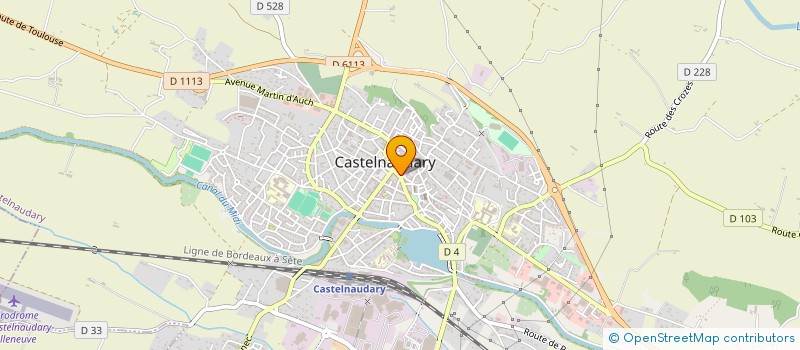 localisation de l'entreprise LA GRIGNOTE à CASTELNAUDARY