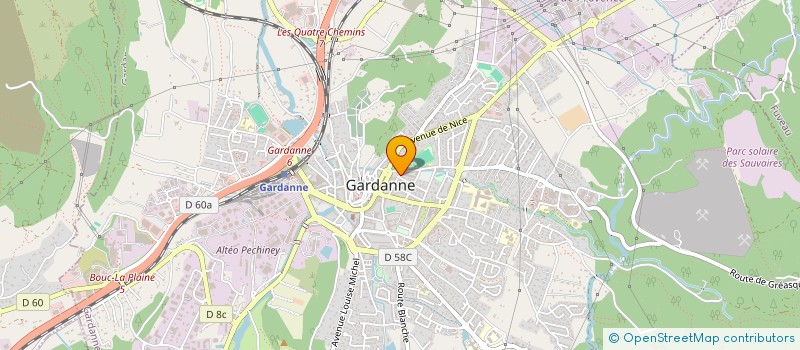 localisation de l'entreprise LA GRIGNOTE à GARDANNE